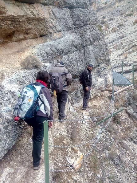 ruta desde Fr&iacute;as a Calomarde